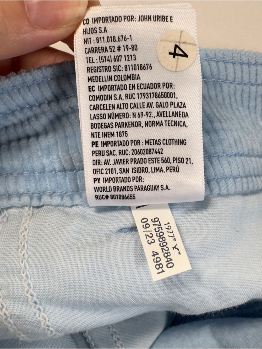 American Eagle Corduroy Cargo Pants Womens High Rise Baggy Wide Leg Skater SZ 6 - Picture 15 of 15
